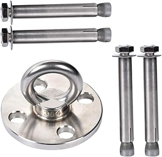 YOFASEN Ganchos de Suspensión - Gancho para Columpio para Colgar Silla Sacos de Arena Soporte Hamaca Pesada Ganchos de Techo con Acero Inoxidable