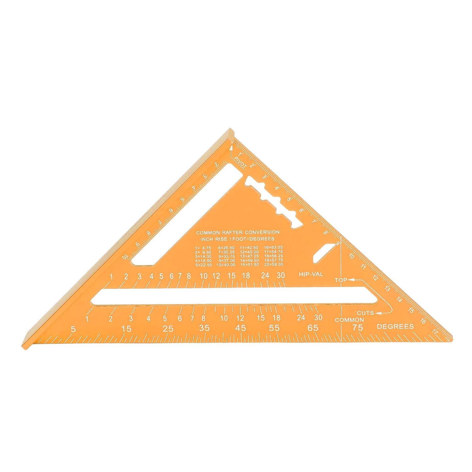 Triangle Carpenter, Triangle Carpenter Die cast Aluminum Alloy for Measuring and Marking Tool, Carpentry (Gold)