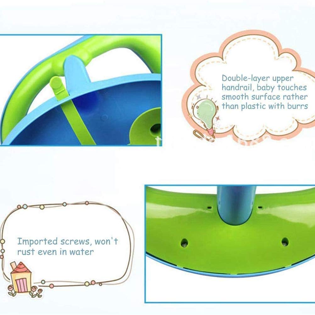 Asiento de baño, con anillo con bisagras y cerradura de seguridad infantil, 0-3 años, hasta 25 kg, sin BPA