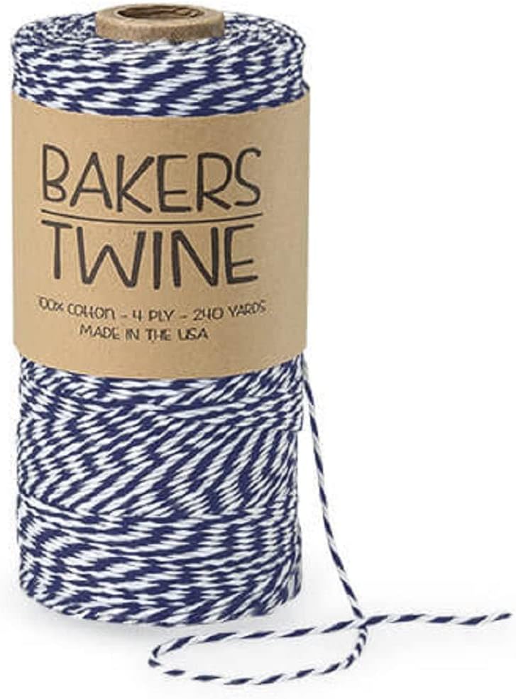 Bakers Twine - 240 Yards (Blue & White)