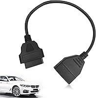 Vista 1 de Adaptador OBD, adaptador electrónico para vehículos GM, reemplazo del cable del conector OBD1 a OBD2