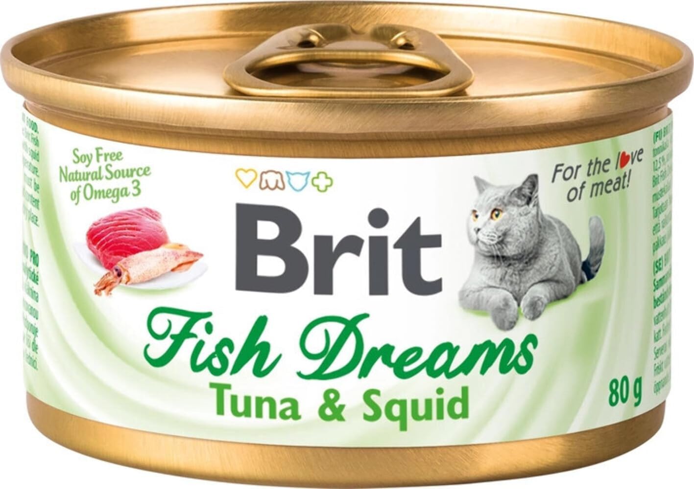 Brit Fish Dreams Tuna & Squid 80G