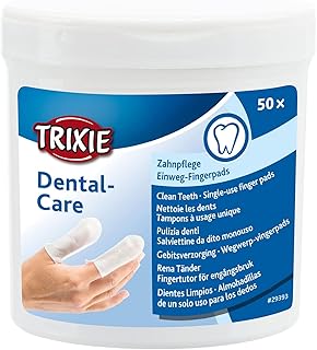 TRIXIE 29393 Dental Care Dental Care Finger Pads Pack of 50 product image