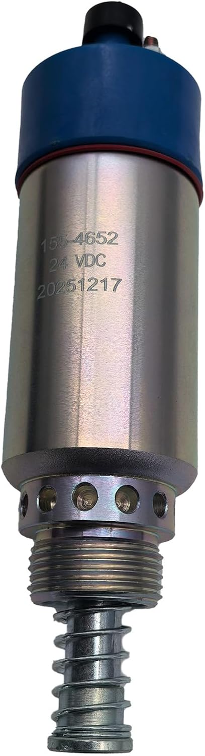 155-4652 8C-3663 1554652 8C3663 24V Fuel Shutdown Stop Solenoid Compatible for Cat 3116 3126 Engine E322B E325B E322C M320 M318 M325B Excavator