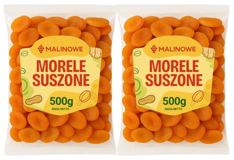 Malinowe Aprikosen getrocknete Früchte Aprikosenfrüchte 2x500g