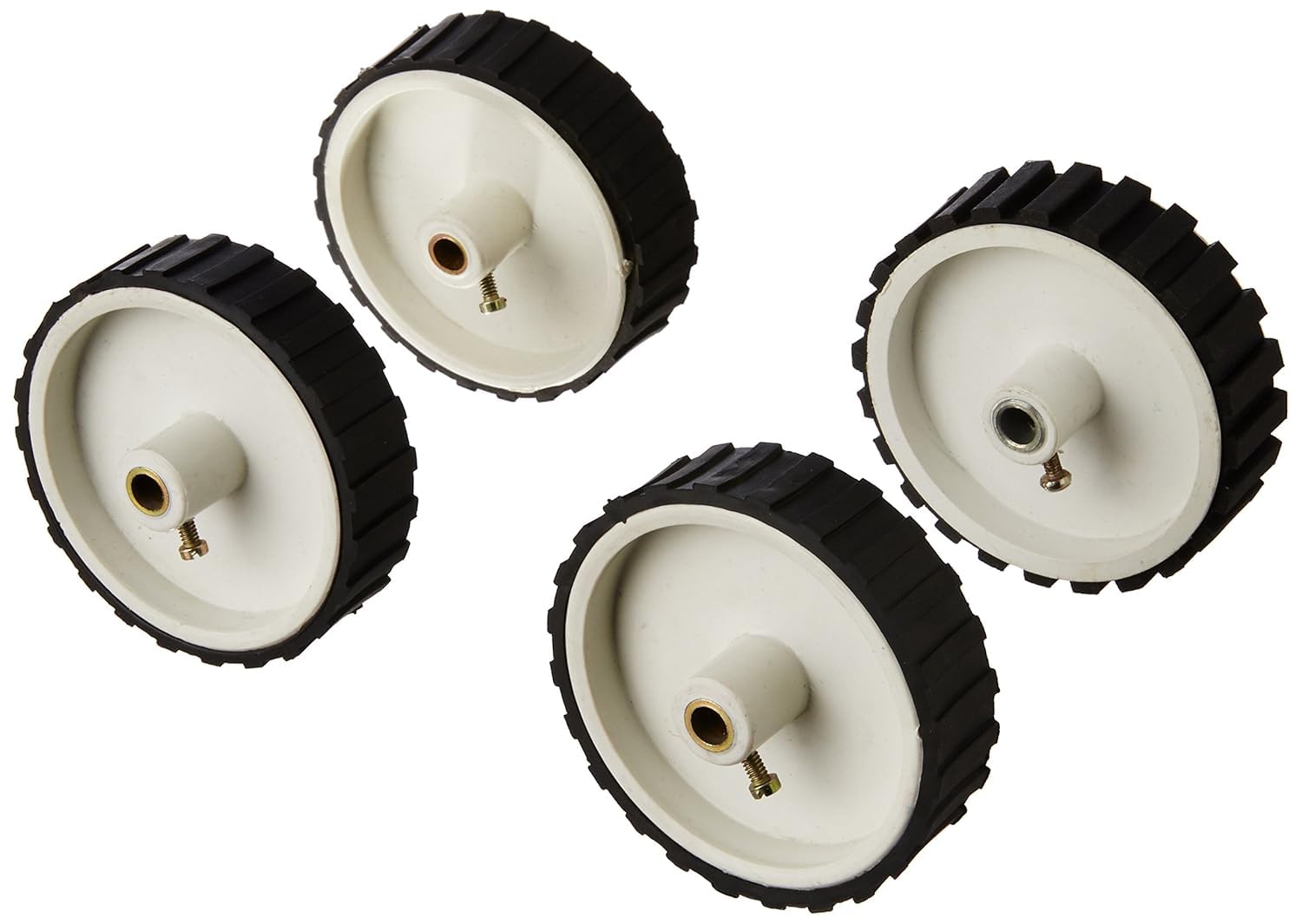 Robot Wheel Set 7cm Diameter x 2cm Width - Durable Plastic Wheels with 6mm Shaft Hole for DIY Robotics Car Motor Chassis Mounting - 4 Pack High Traction Lightweight Rduino Projects-image-26