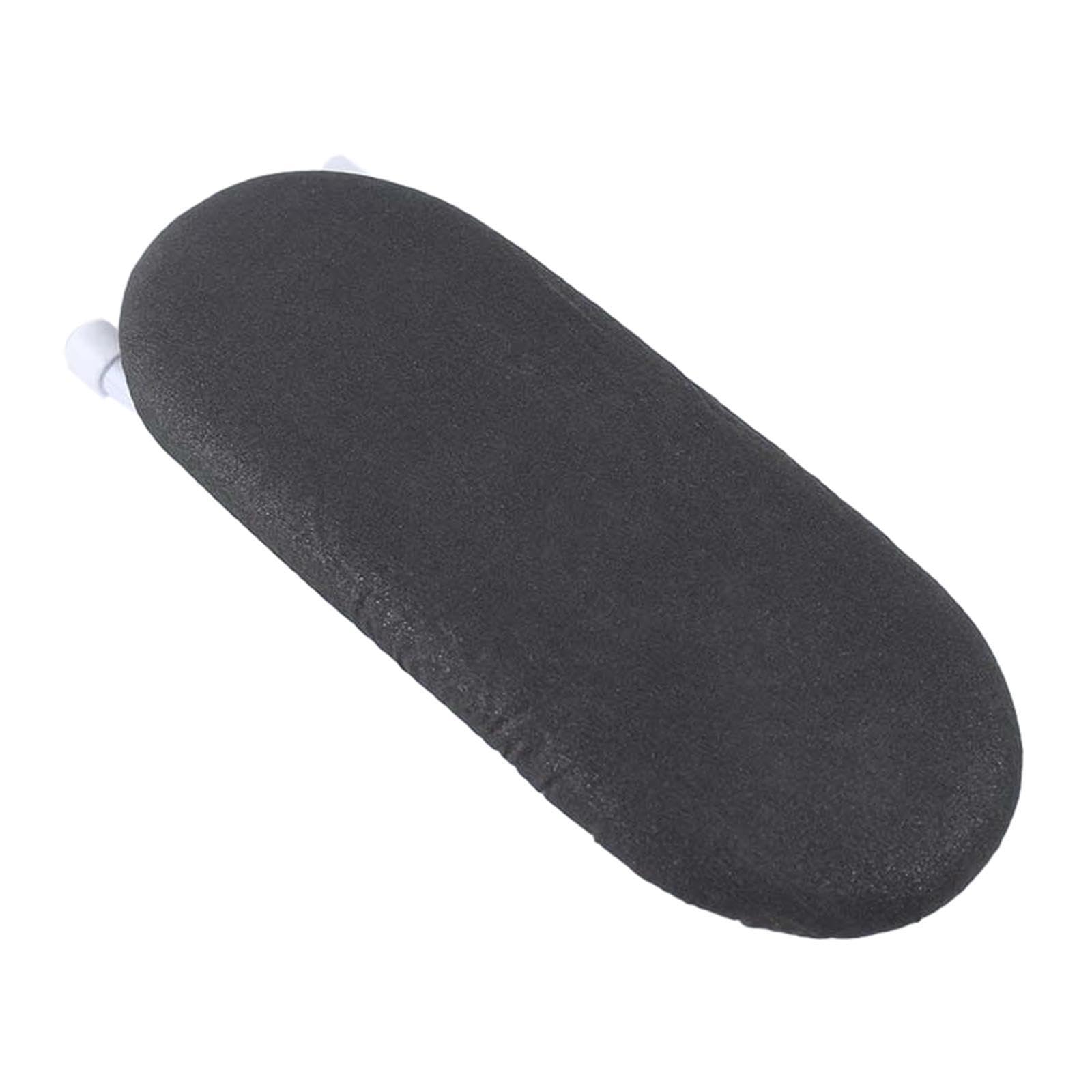 QLECXZI Portable Tabletop Ironing Board Scorch Resistant Features And Removable Cover Cuff And Neckline Care Easily Clean. Tabletop Ironing Board Legs Are, Black Silver