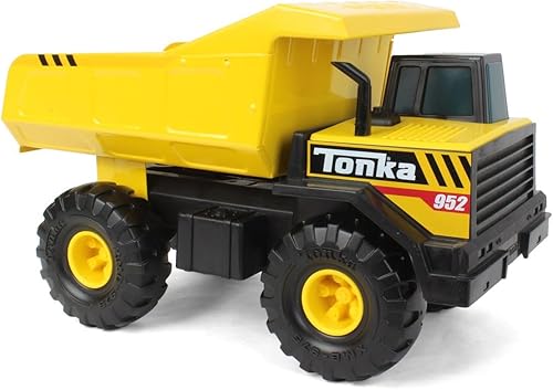 Poderoso camión volqueta de acero Tonka clásico 17 Amarillo
