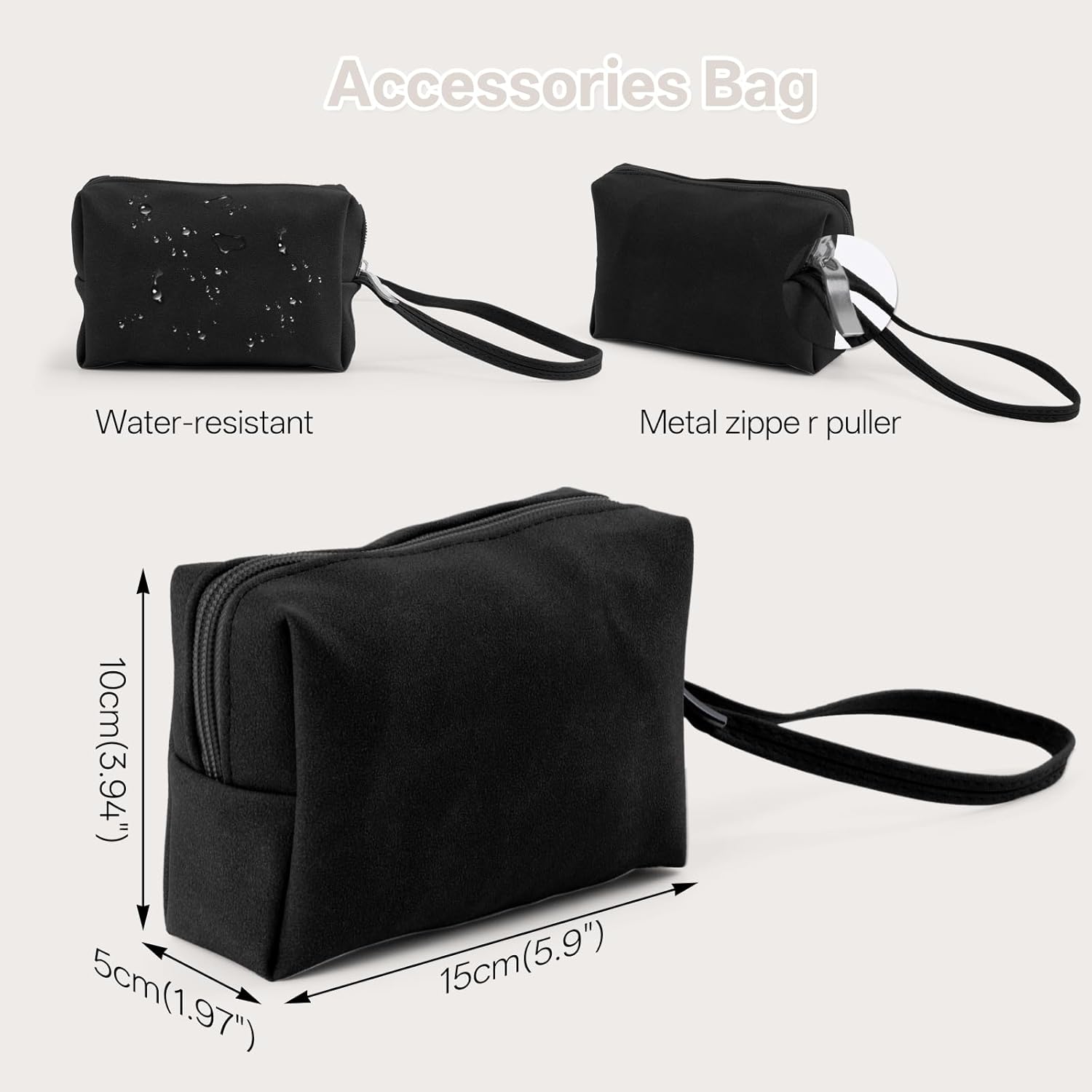 15-16" Laptop Sleeve Case for MacBook Pro 16" M5/M4/M3/M2/M1Pro/Max, MacBook Pro Air 15", PU Leather Magnetic with Stand Protective Bag Cover for HP Dell Lenovo Surface (15-16" | Black)