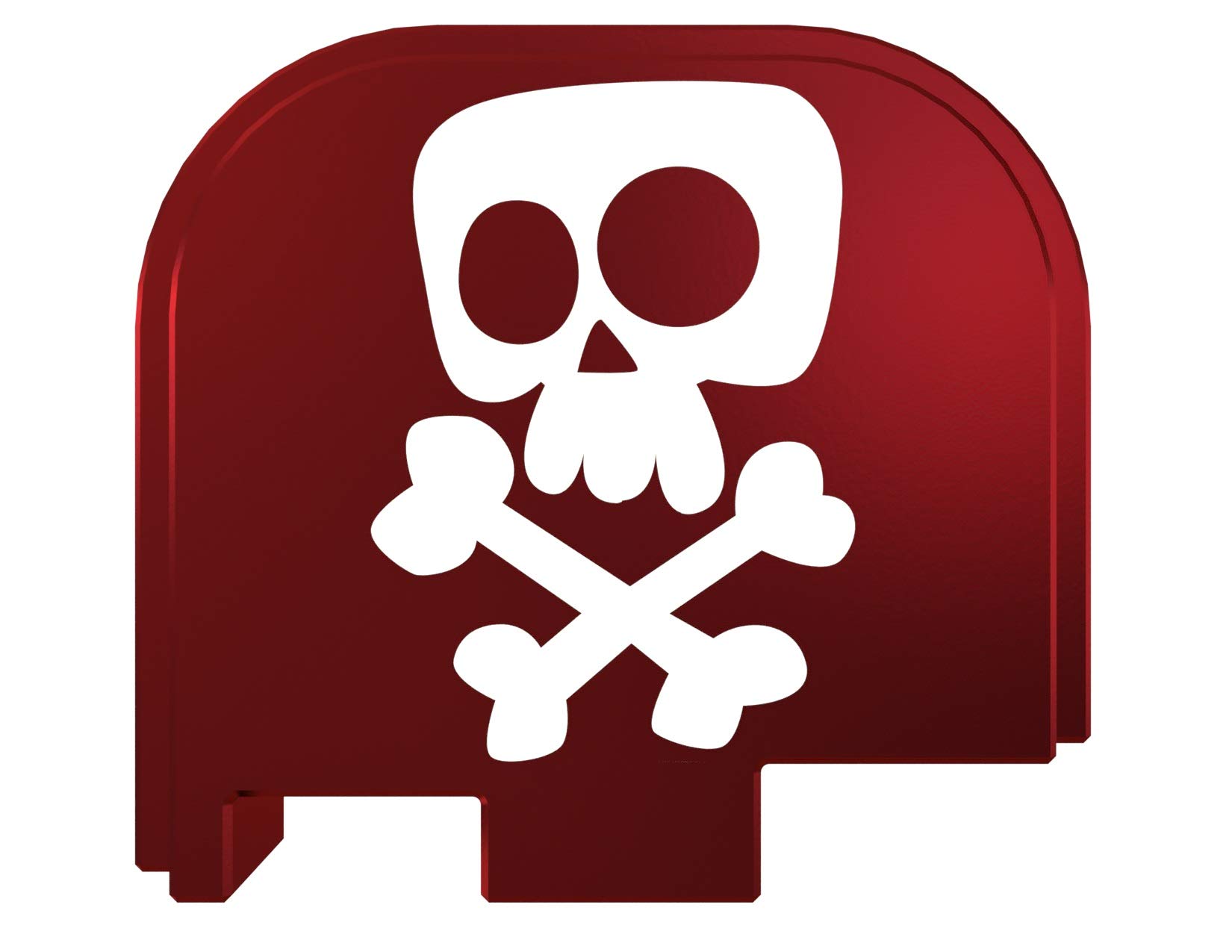 Rowe Tactical Rear Slide Cover Plate for Glock - Red Skull Cartoon - for Glock 43-43x-48