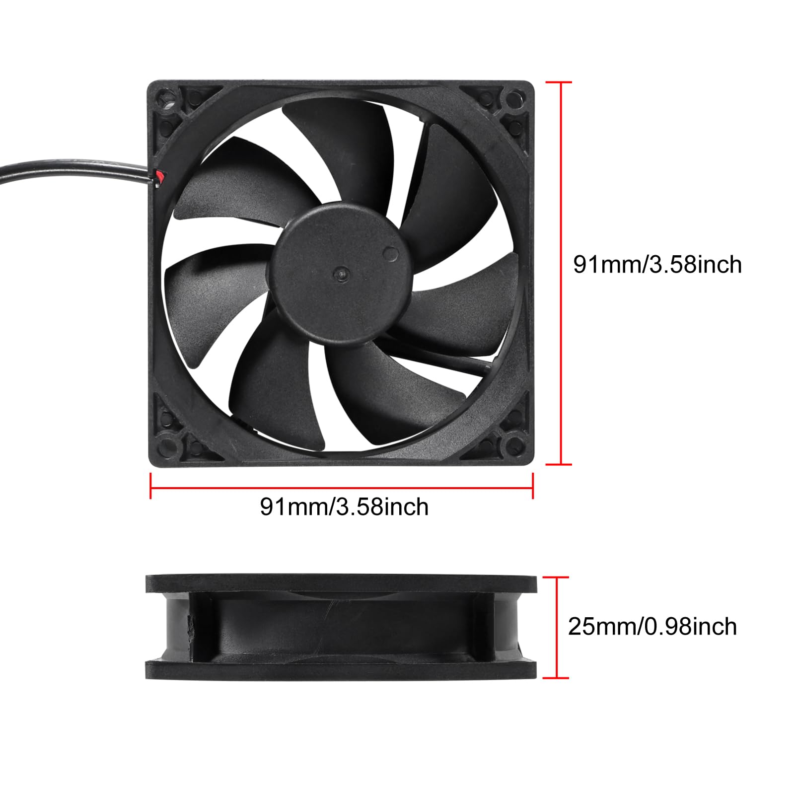 Amazon.co.jp: ACEIRMC 9225 92mm x 92mm x 25mm USB DC 5V USB