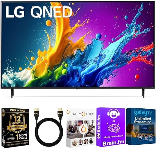 Miniatura 1 de LG 43QNED80TUC QNED 4K Smart TV - Quantum Dot, procesador AI, HDR10, webOS, Dolby Atmos, ThinQ, Alexa integrado, control remoto mágico, optimizador