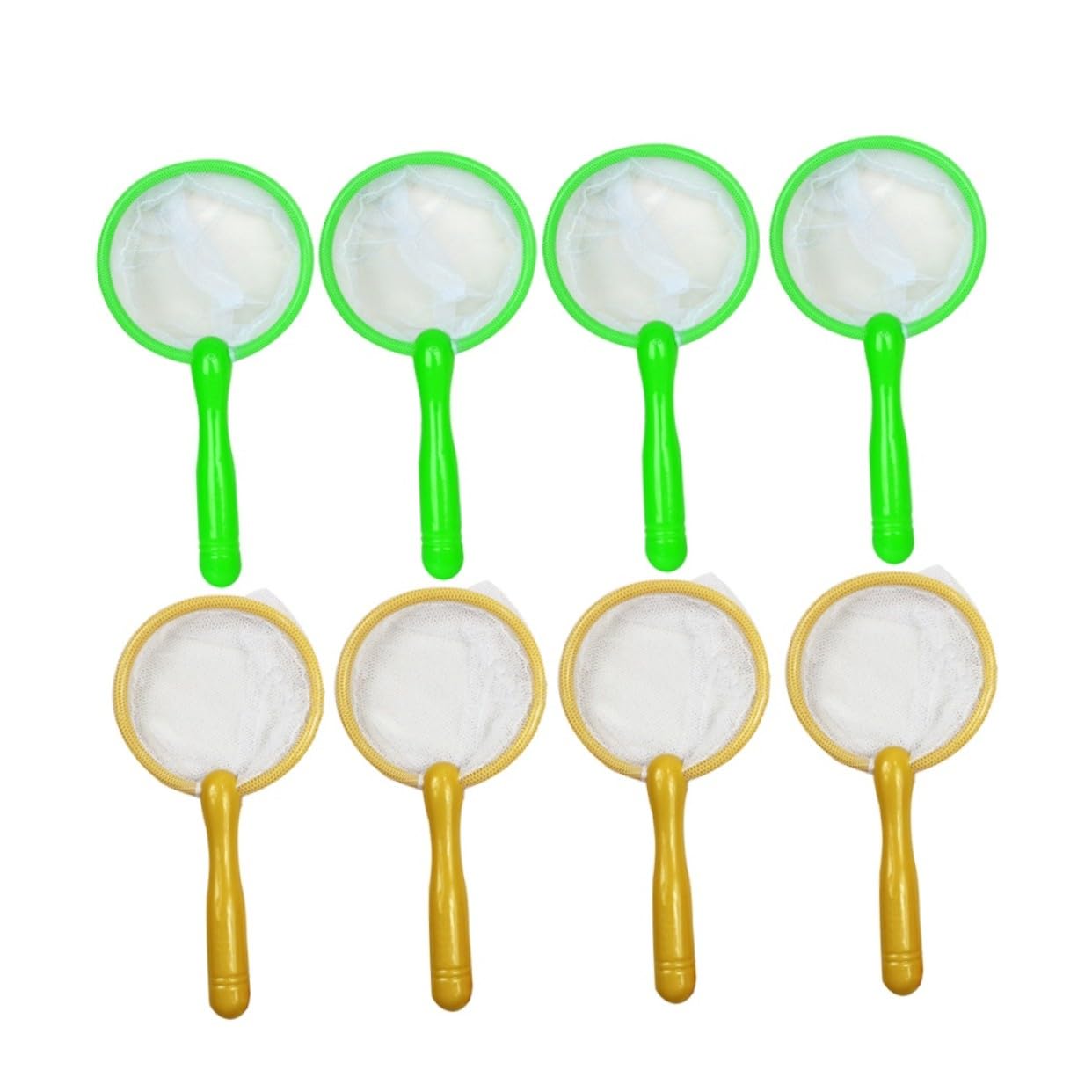 GALPADA Filets de Pêche pour Garçon et Filles 10 Pièces en Plastique Léger et Design Robuste, Jouet de Pêche pour Jeux d'eau et Exploration en Plein Air