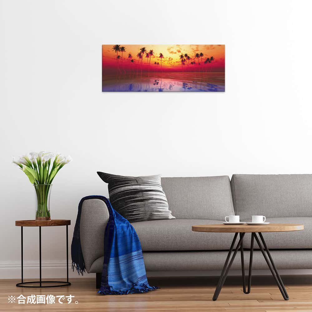 Amazon.co.jp: アートデリ ポスター パネル サンセット 30cm × 78.5cm