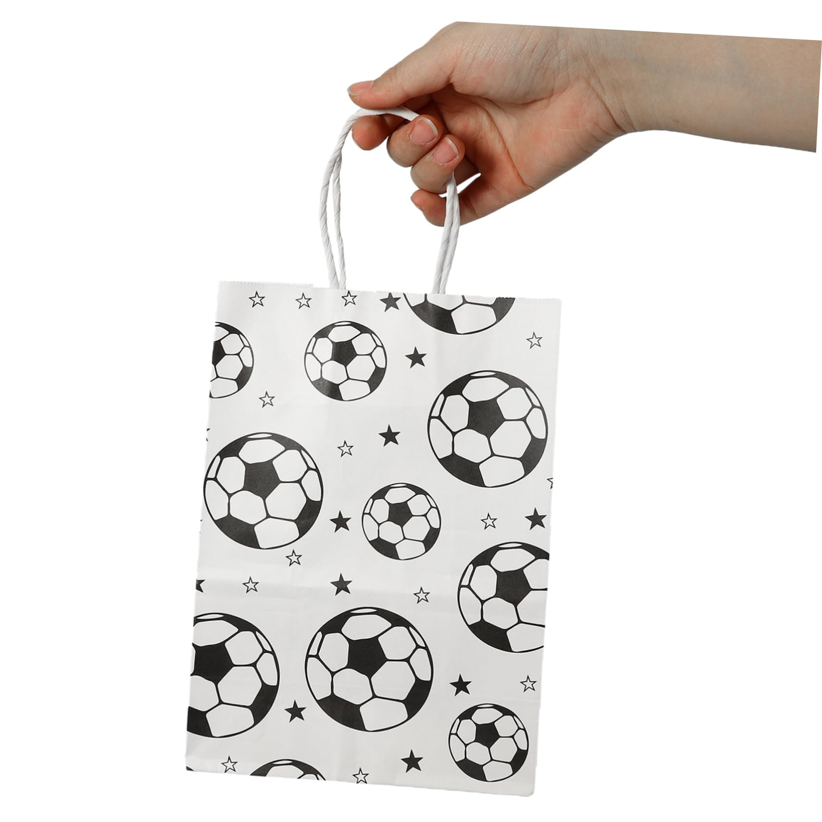 EXCEART 96pezzi Sacchetti Con Manici Per Borse Kraft Per Compleanni e Sportivi Pratici Confezioni e Dolci