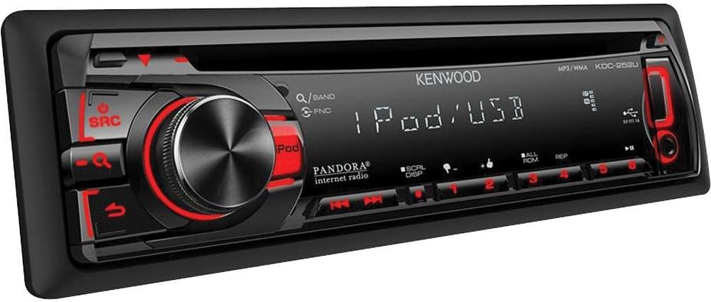 Kenwood KDC-252U In-Dash USB/CD Receiver