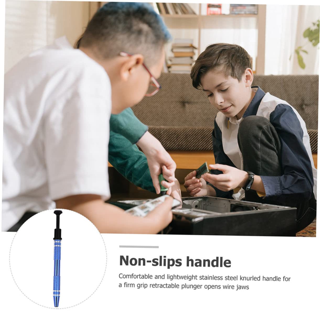 BUTIFULSIC Components Catcher Ic Extractor Tool 3pcs Precision Ic Chip Picker Aluminum Alloy Construction