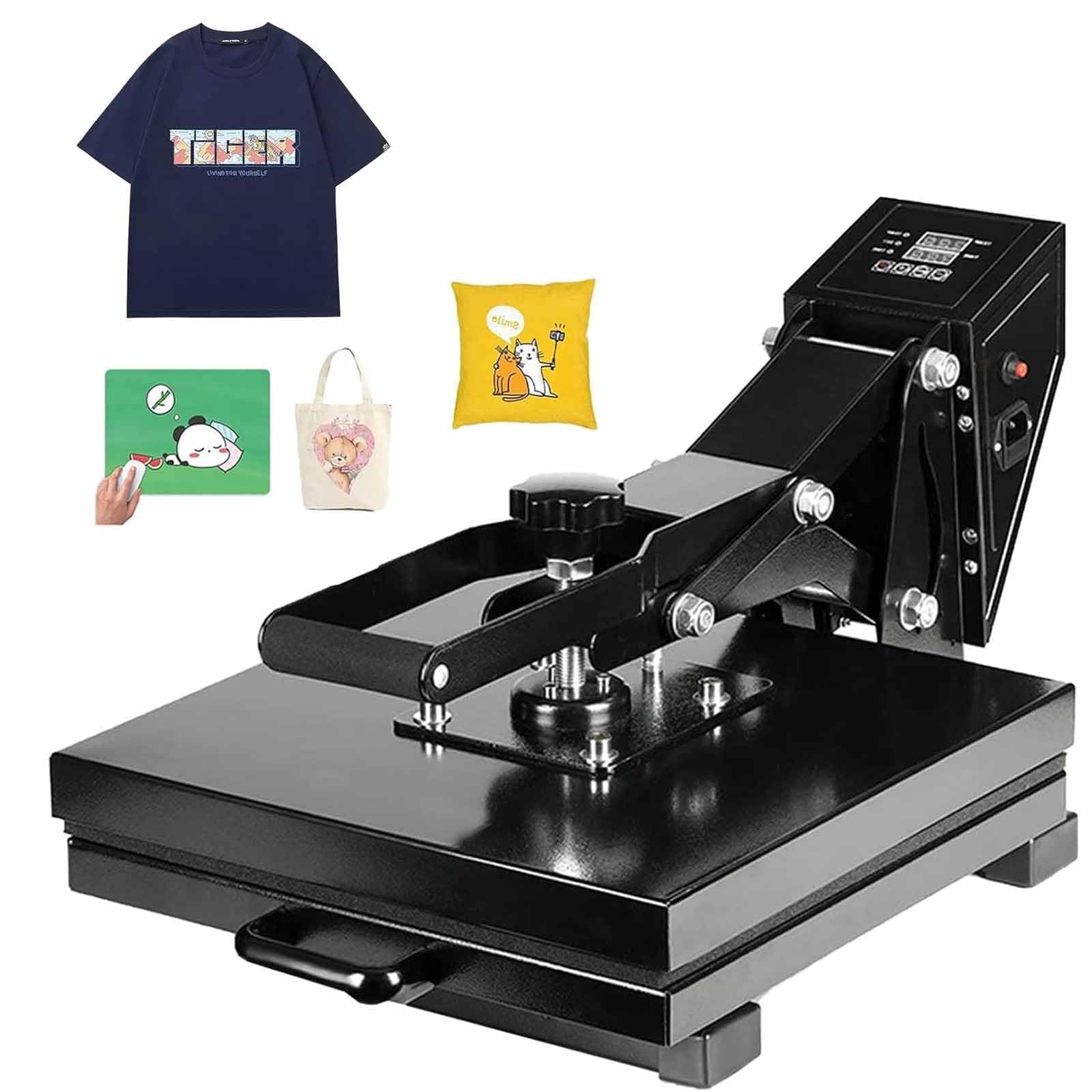 Presse à chaud 2000 W sublimation et transfert thermique pour t-shirt
