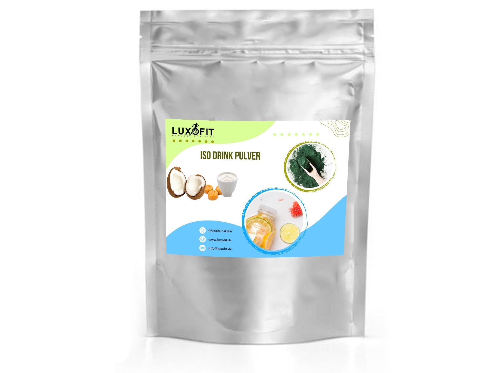 Luxofit Toffee Getränk isotonisch Iso Drink Pulver, Elektrolytgetränk, L-Carnitin, einfache Zubereitung, Sportgetränk, schnelle und einfache Zubereitung (10 Kg)
