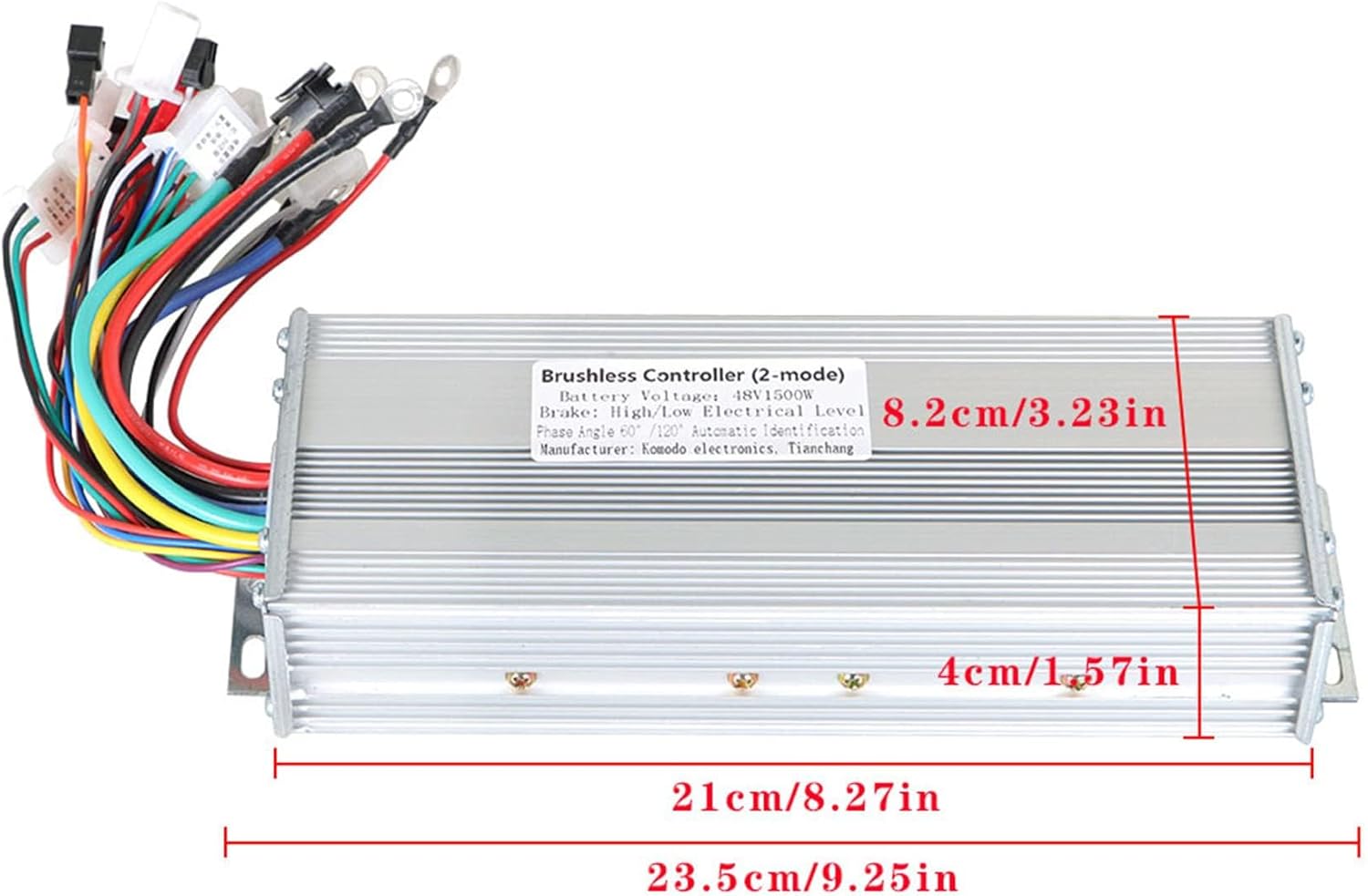 WFLNHB 48V 1500W Brushless DC Electric Motor Speed Control Box(2-Mode) Square Wave Controller for Electric Bicycle Scooter