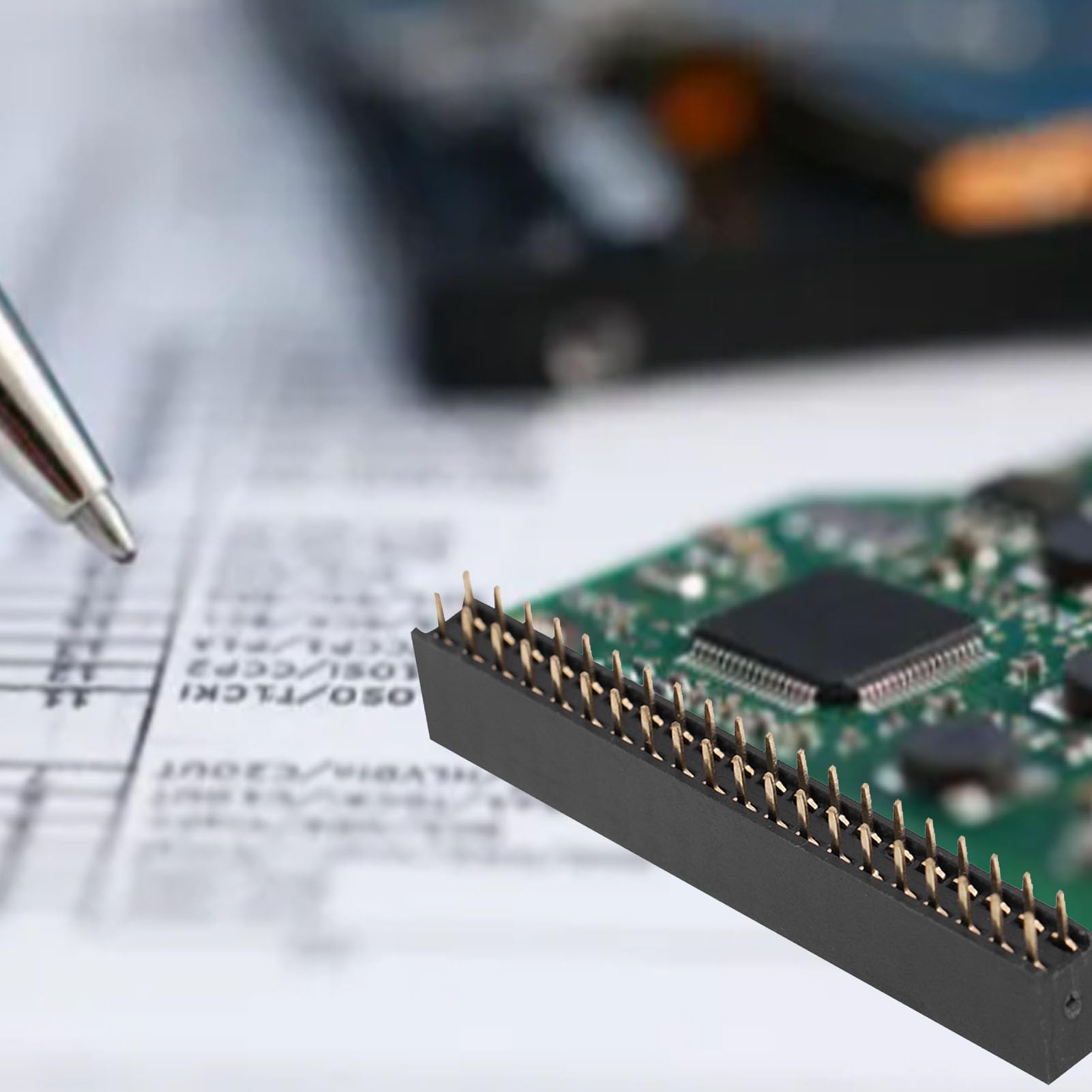 5 Stück 2x20 Pin Buchsenleiste – 2,54 Mm Raster, Weiblich, Kurz – Für Steckplatinen, PCBs & Raspberry Pi
