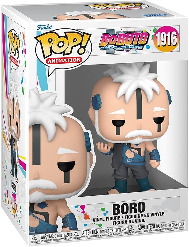 Funko POP! Animation: Boruto - Boro | Official Anime Merch - Collectable Vinyl Figurine for Shelf Display - Birthday Gift Idea for Fans and Collectors