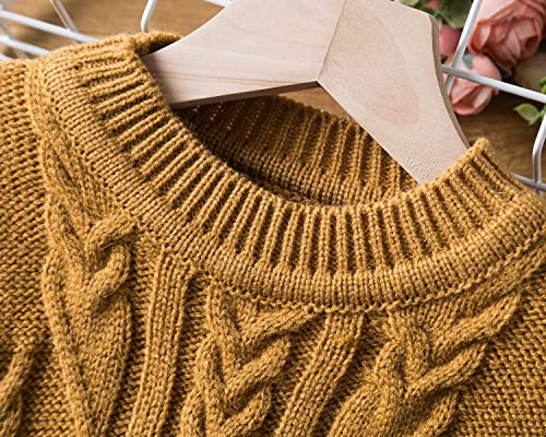 NNJXD Girls Long Sleeve Autumn Winter Knit Sweater Christmas Dress Casual Wear3