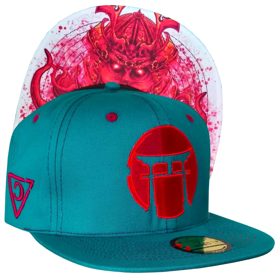 Capiche Unisex D-303 - Red Samurai [99+ Variations] Snapback Cap - Baseball One Size Men D-303 Red Samurai