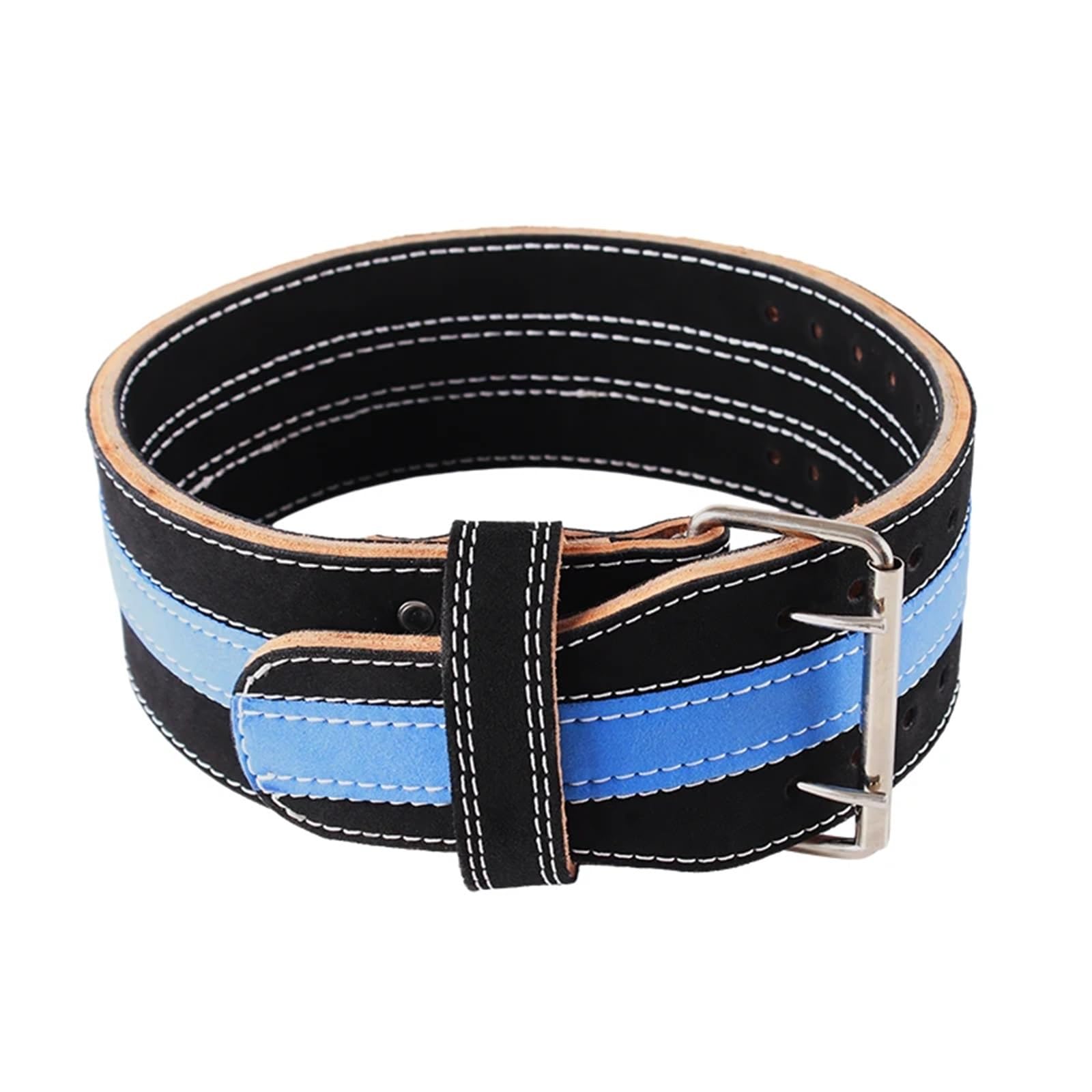 Cinturón de Levantamiento de Pesas de Piel de Vaca, Protector de Cintura for Entrenamiento de Fuerza, Faja de Levantamiento de Pesas de Cuero de 4 Capas, 10 mm de Grosor