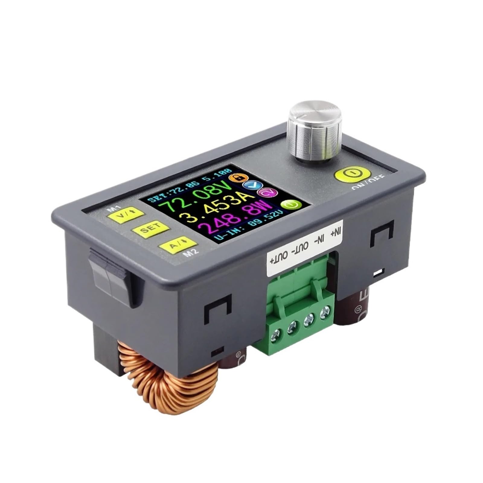 BFSYDLUJ DPS8005 programmable constant voltage current Step-down power supply module Voltmeter Ammeter buck converter 80V 5A(DPS8005)