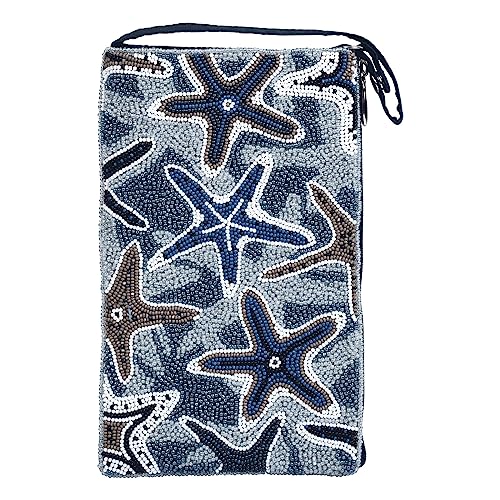 Bamboo Trading Company, Starfish Party Club Bag BLUE MULTI NS