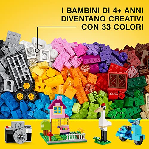 LEGO-10698-Classic-Scatola-Mattoncini-Creativi-Grande-Contenitore-con-Idee-Creative-per-Costruire-Macchina-Fotografica-Vespa-e-Una-Ruspa-Giocattolo
