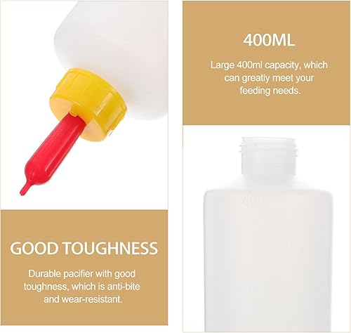 Miniatura 8 de 5 juegos de biberones de cordero para niños, botella de bebida para ganado, jarra de leche de ternera para bebés, botellas de lactancia para