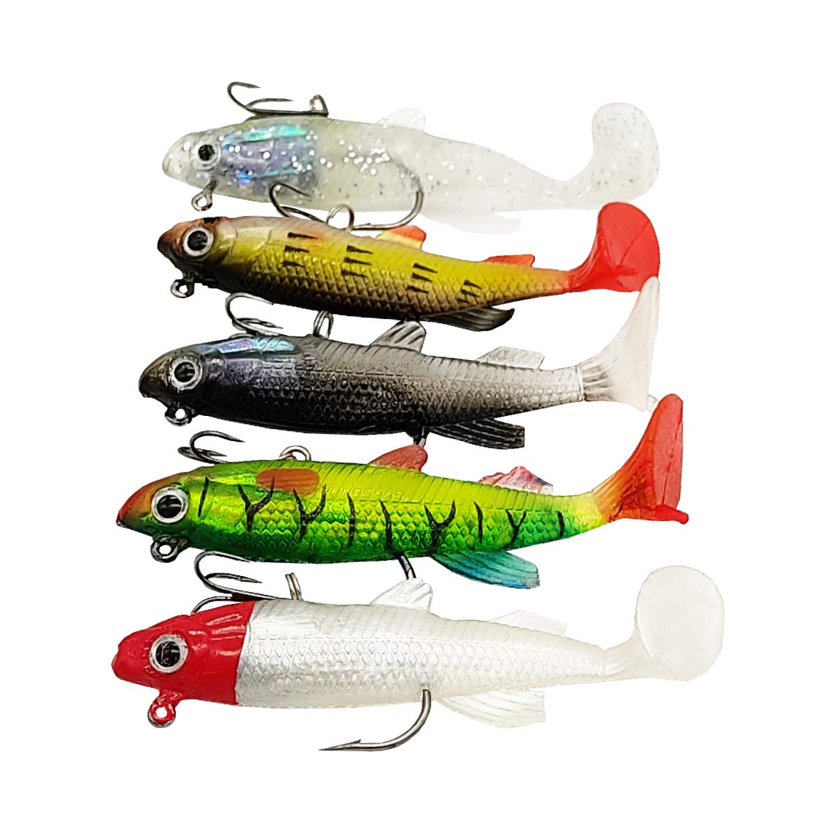 シャッドルアー　12点セット Amazon.co.jp: オルルド釣具 スイムシャッドB 12g 7.5cm 5色 5個セット