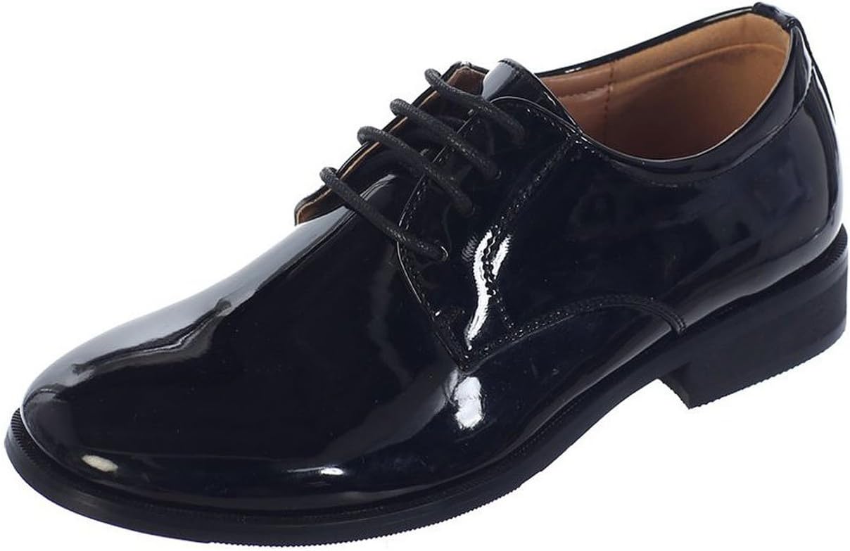 Boys Shiny or Matte Patent Leather Special Occasion Christening Shoes