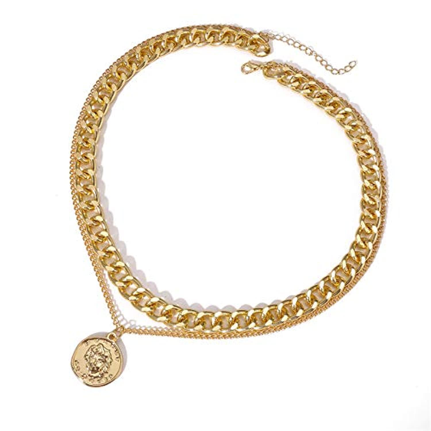 Jewellery for Women Stylish Pendant Necklace for Women & Girls (Gold)