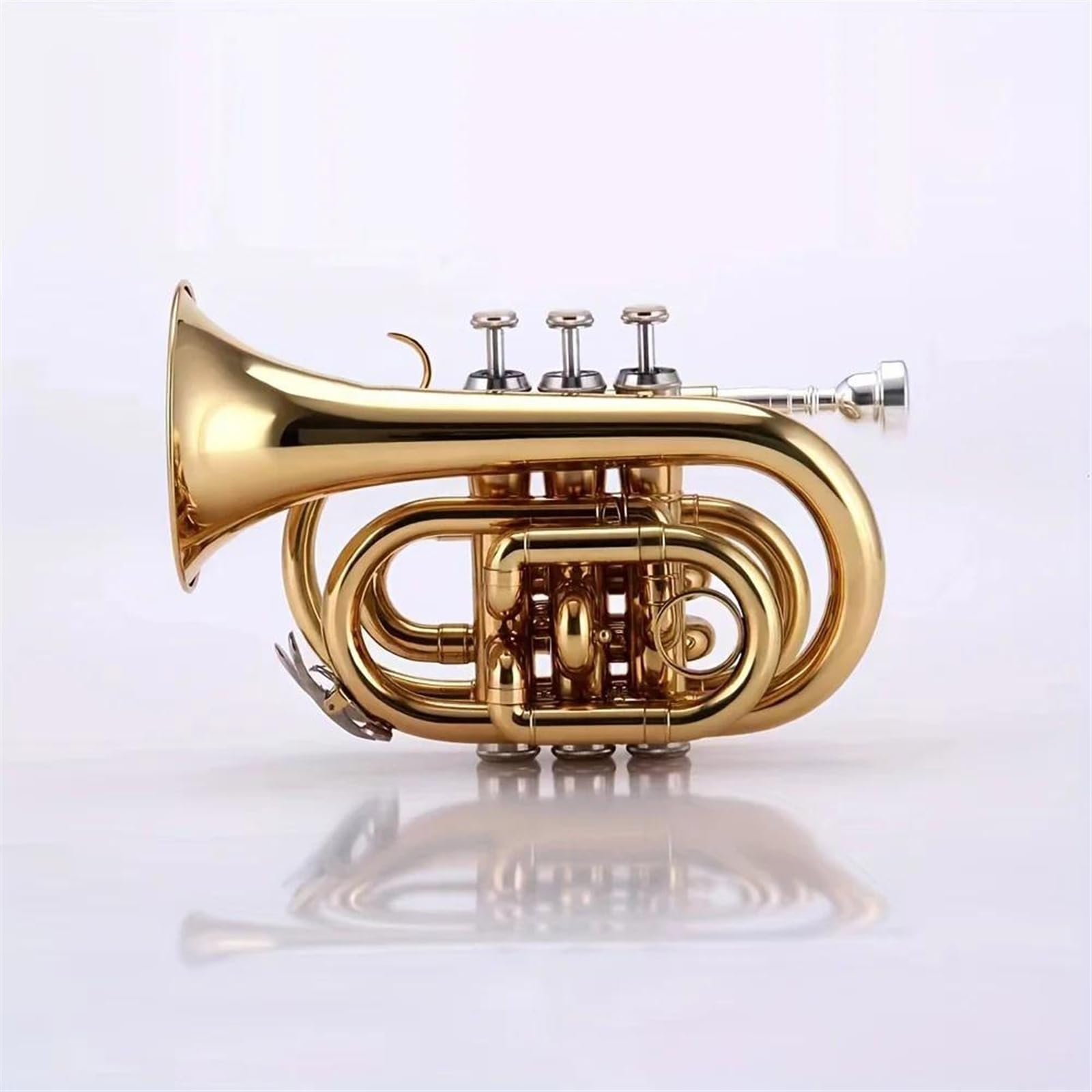 początkujących trąbka Trąbka Kieszonkowa Trąbka B-dur Numer Kieszonkowy Profesjonalna Trąbka Instrument Muzyczny Początkujący Przenośny