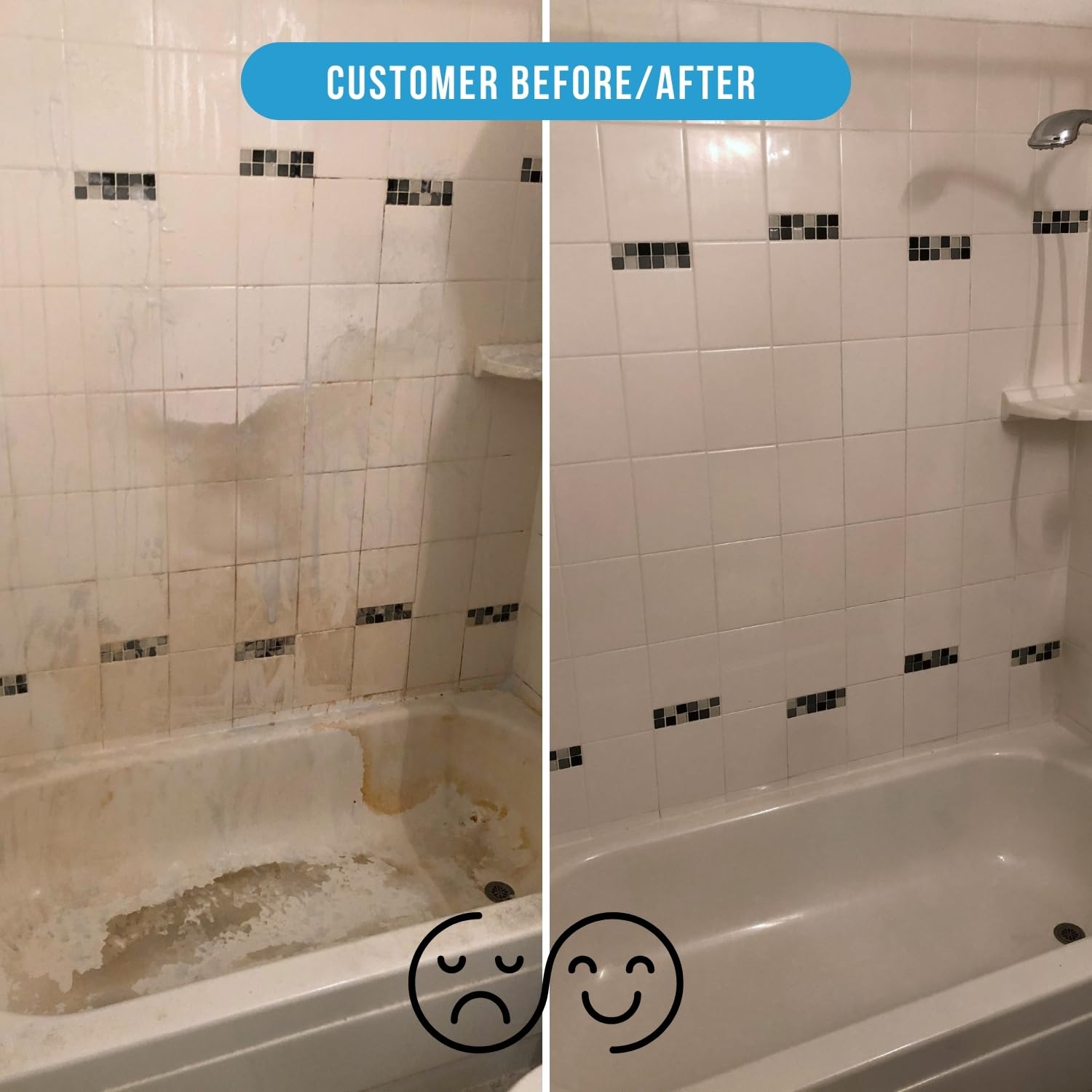 Don Aslett Showers and Stuff (32 Oz Spray Bottle, Pack of 2) Hard Water Stains and Soap Scum Remover | Cleans Bathroom Rust, Grout Tile Lines, Fiberglass Tub, Glass Shower Door Surfaces