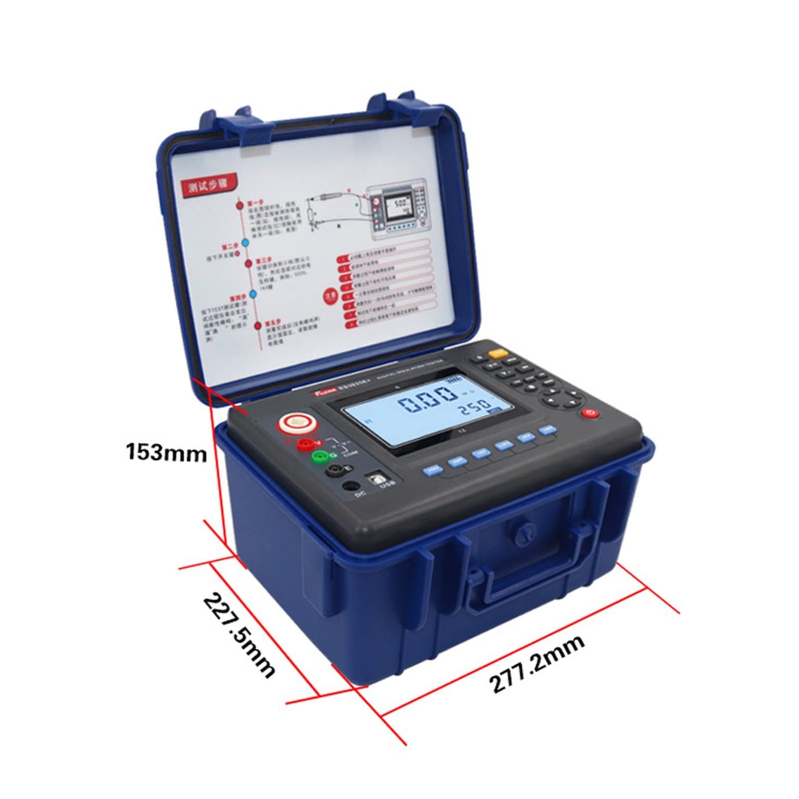Miernik rezystancji izolacji cyfrowy High Voltage Tester Megaomomierz 5 kV ES3035,Wysoka precyzja