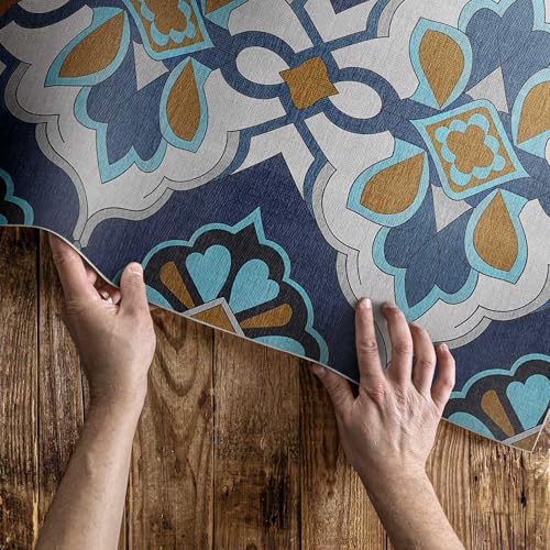 Tapis extérieur imperméable en PVC résistant à la décoloration pour balcon