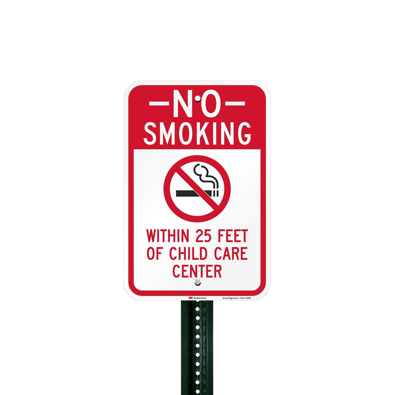 SmartSign smartsign-no-smoking-within-25-feet-of-child-care-center-sign-12-x-18-3m-high-intensity-grade-reflective-aluminum-amazon-com-industrial-scientific