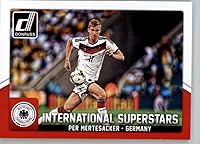 Vista 1 de 2015 Donruss International Superstars Soccer #39 Per Mertesacker Germany Official UEFA (UCL) Champions League Trading Card From Panini America