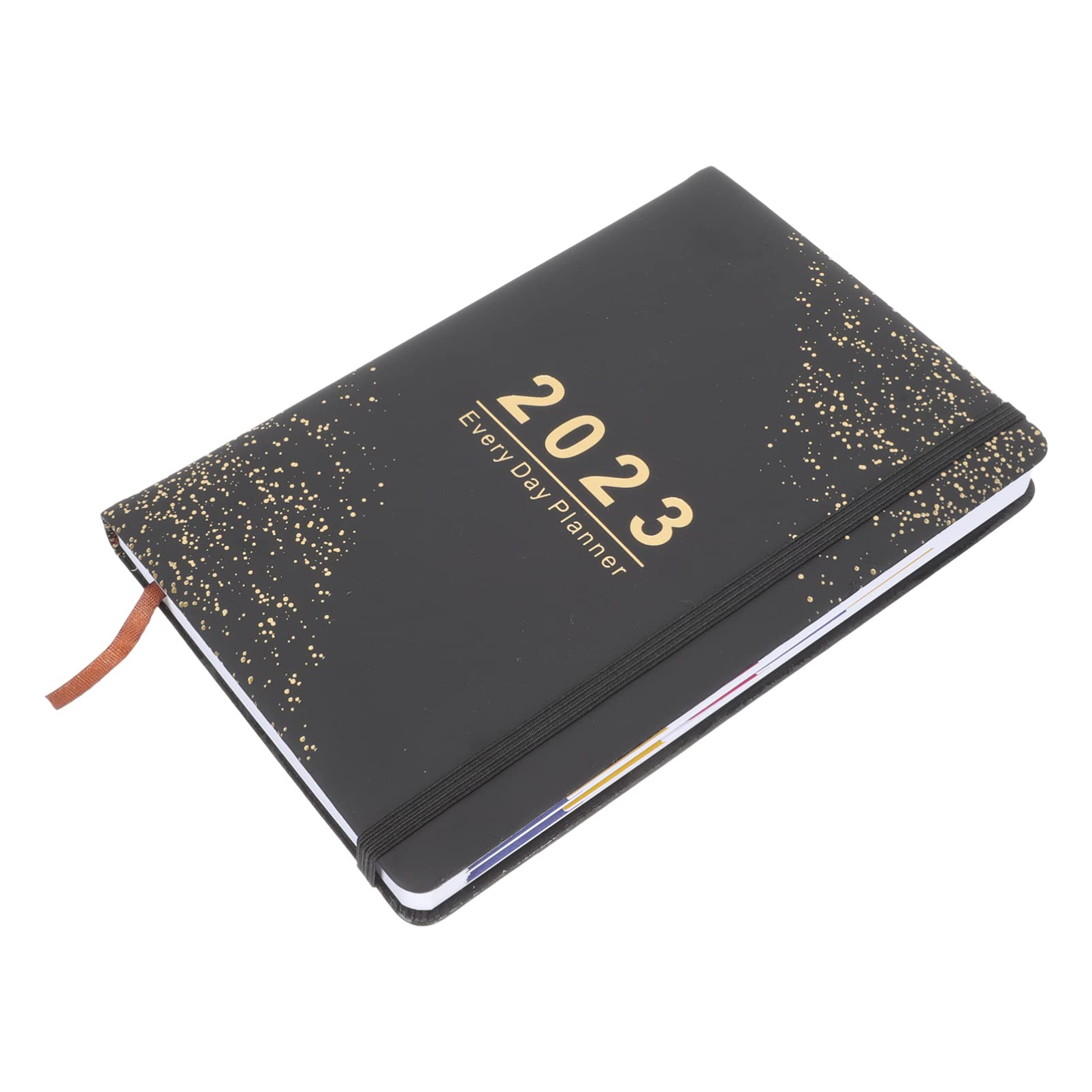 STOBOK Notebook 2023 Calendar Academic Weekly Monthly Planner Daily Planner Yearly Agenda Calendar Organizer for And Men Black