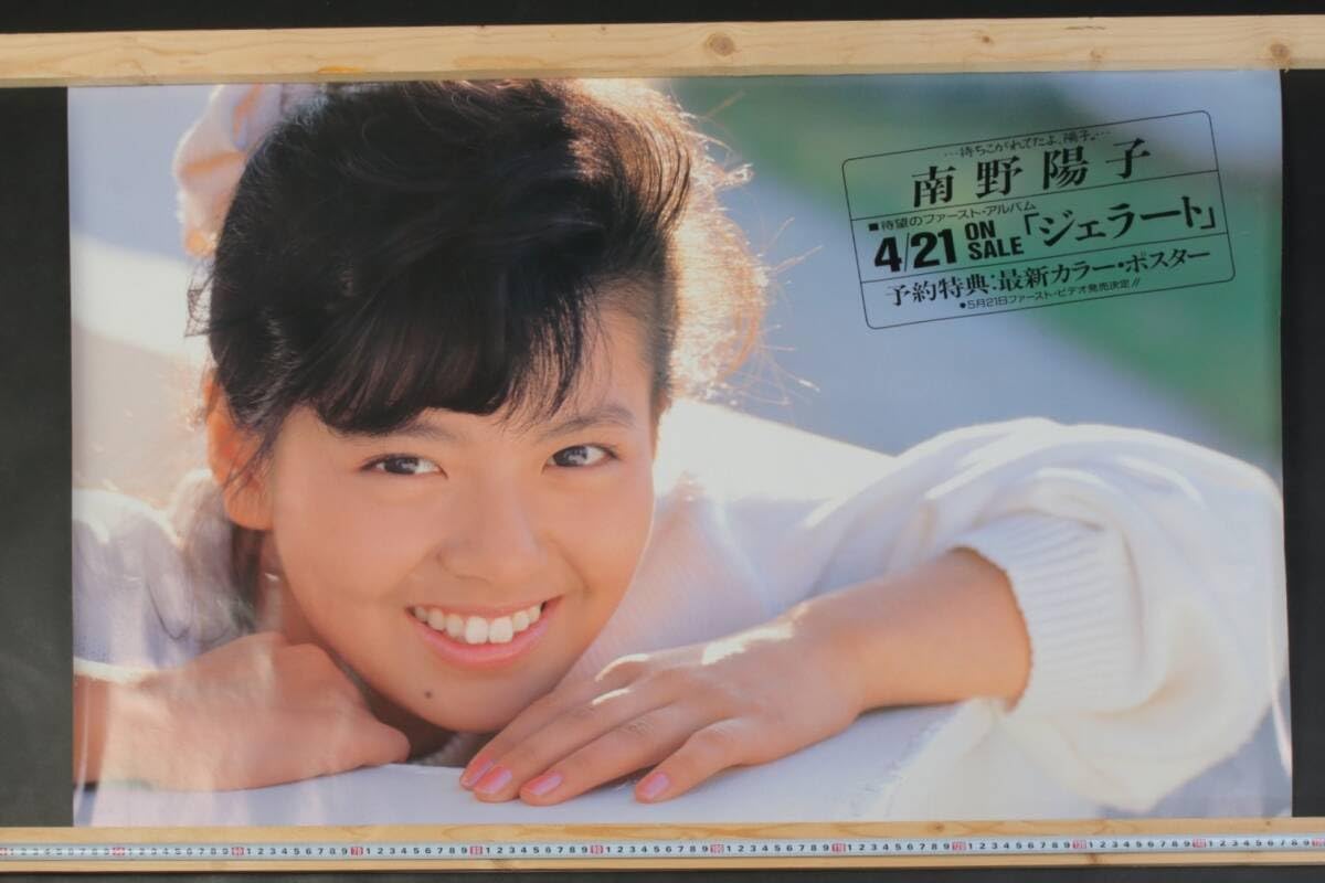 Amazon.co.jp: 6319 当時物 ポスター 1986年 レトロ アイドル 南野陽子