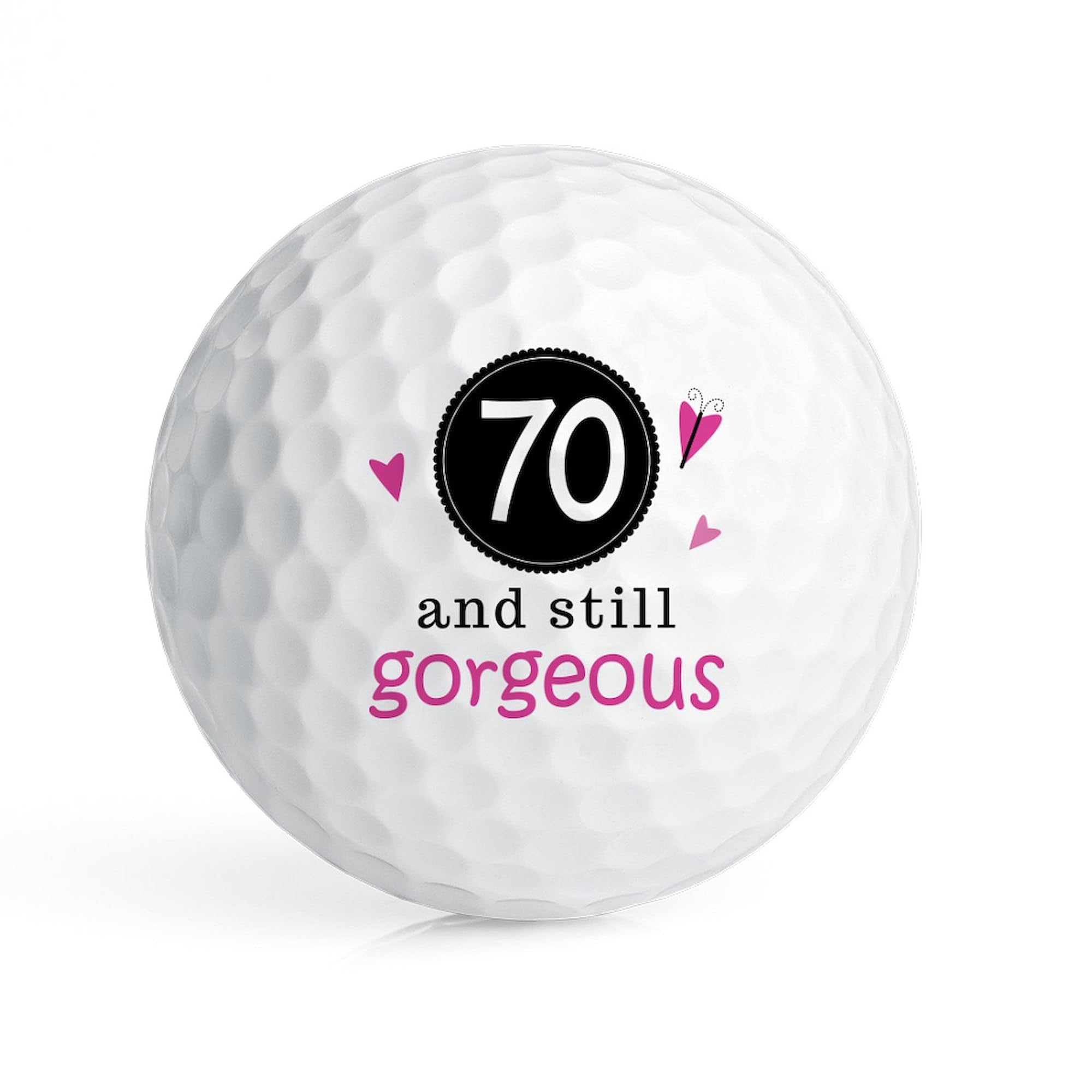 CafePress 70Th Birthday Gorgeous Novelty Golf Balls (Pk of 6)