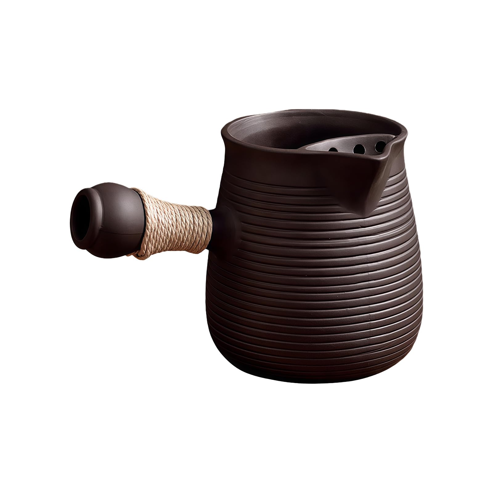 CAZSTYK Home Use Ceramic Stove Teapot with Side Handle Chinese Teas Warmer Pots Multifunctional Teas Infuser for & Indoor Stove Teapot Kettle