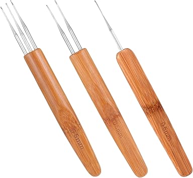 Crochet Hooks for Dreadlocks 3 PCS Dreadlocks Crochet Hooks
