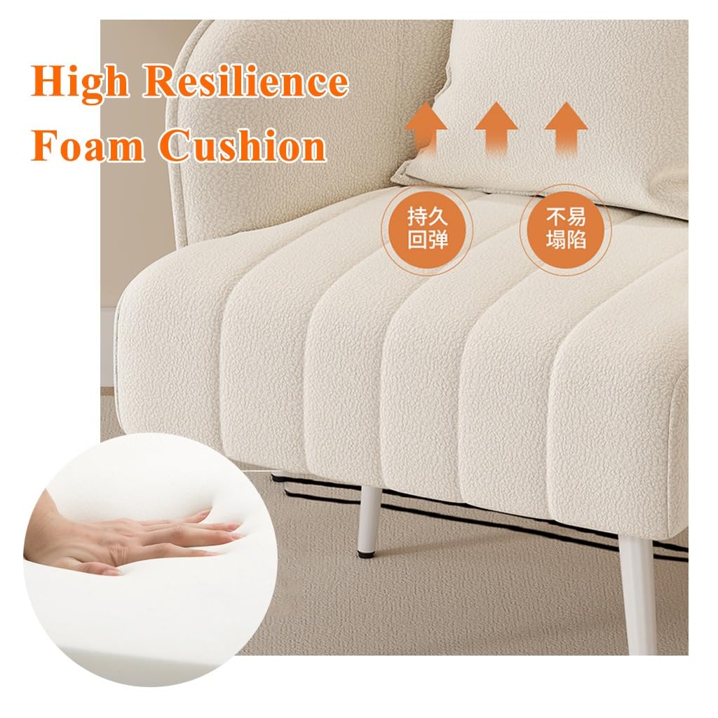 Plüsch-Sitzsack Mit Armlehnen – Flauschige Lounge Für Wohnzimmer & Wohnheim