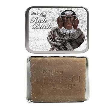 The Blissful Dog Rich Bitch German Shorthaired Pointer Luxury Bar Dog Soap