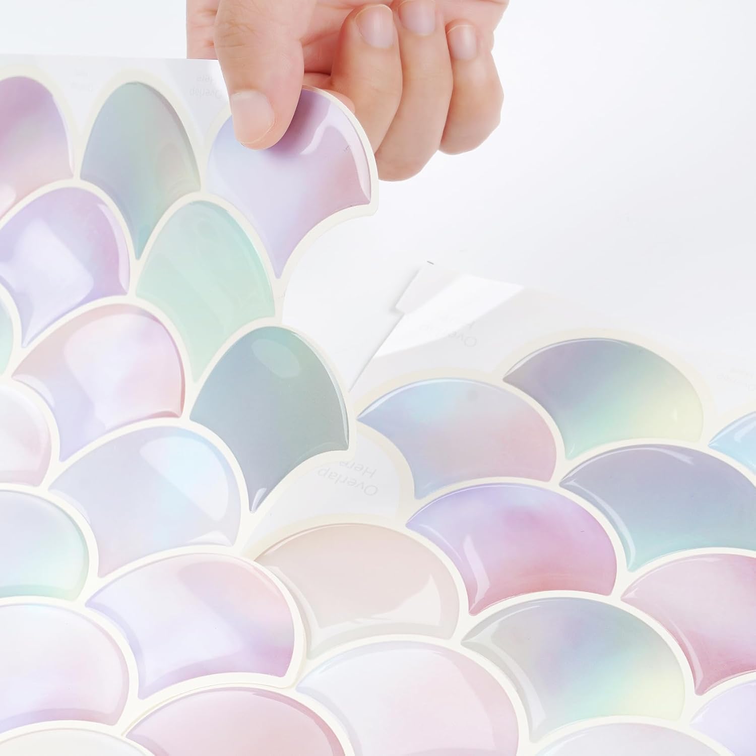 Livelynine 16pcs Pink Peel and Stick Backsplash Tile Sticker Self Adhesive Back Splash Stick on Tiles Kitchen Renter Friendly Wall Tiles Bathroom Shower Walls 12x12 Blue Green Colorful Back Splashes